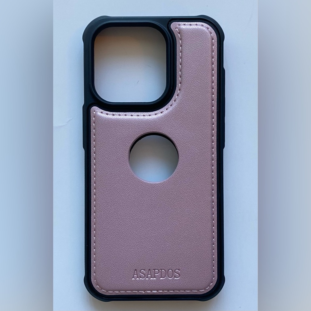 Pink iPhone 15 Pro case cover ASAPDOS